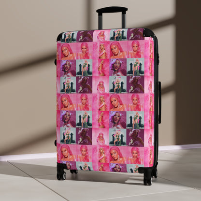 Doja Cat Hot Pink Mosaic Suitcase