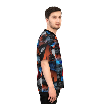 Post Malone Crystal Portaits Collage Unisex Football Jersey