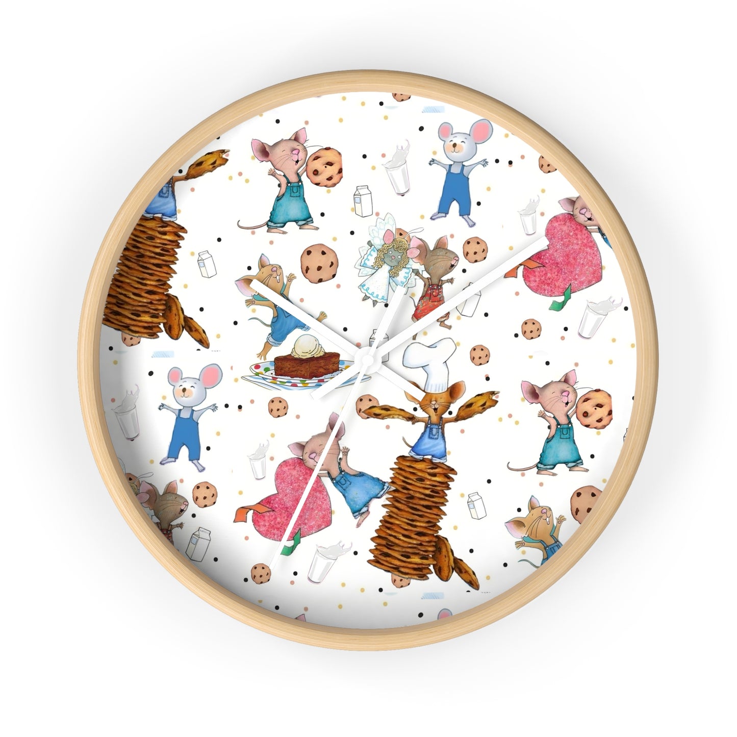 If You Give A Mouse A Cookie Collage Wall Clock