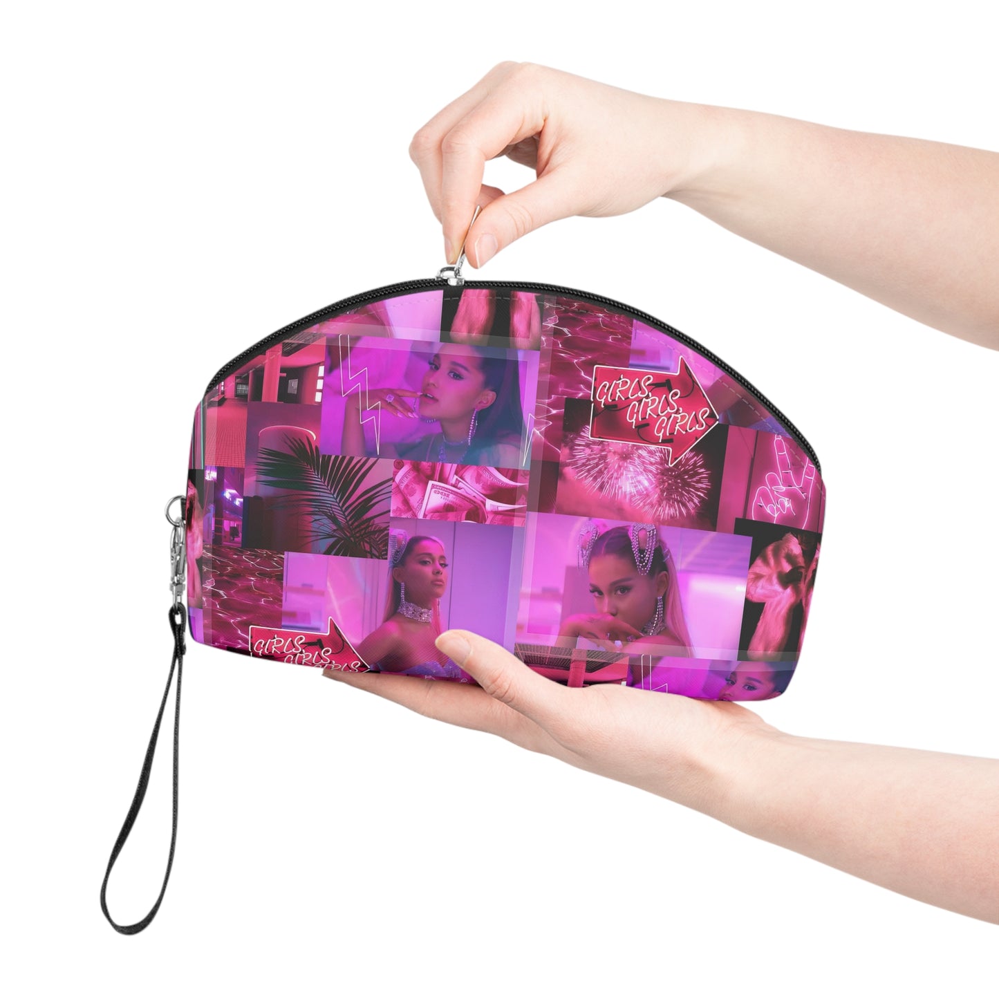 Ariana Grande 7 Rings Collage Makeup Bag