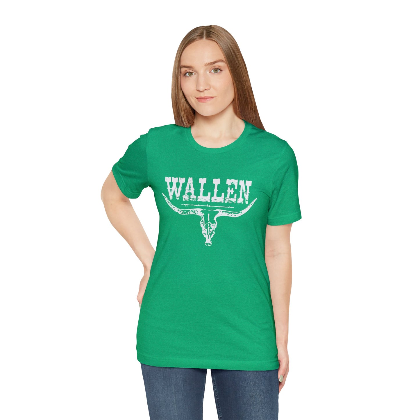 Morgan Wallen White Logo Unisex Jersey Short Sleeve Tee Shirt