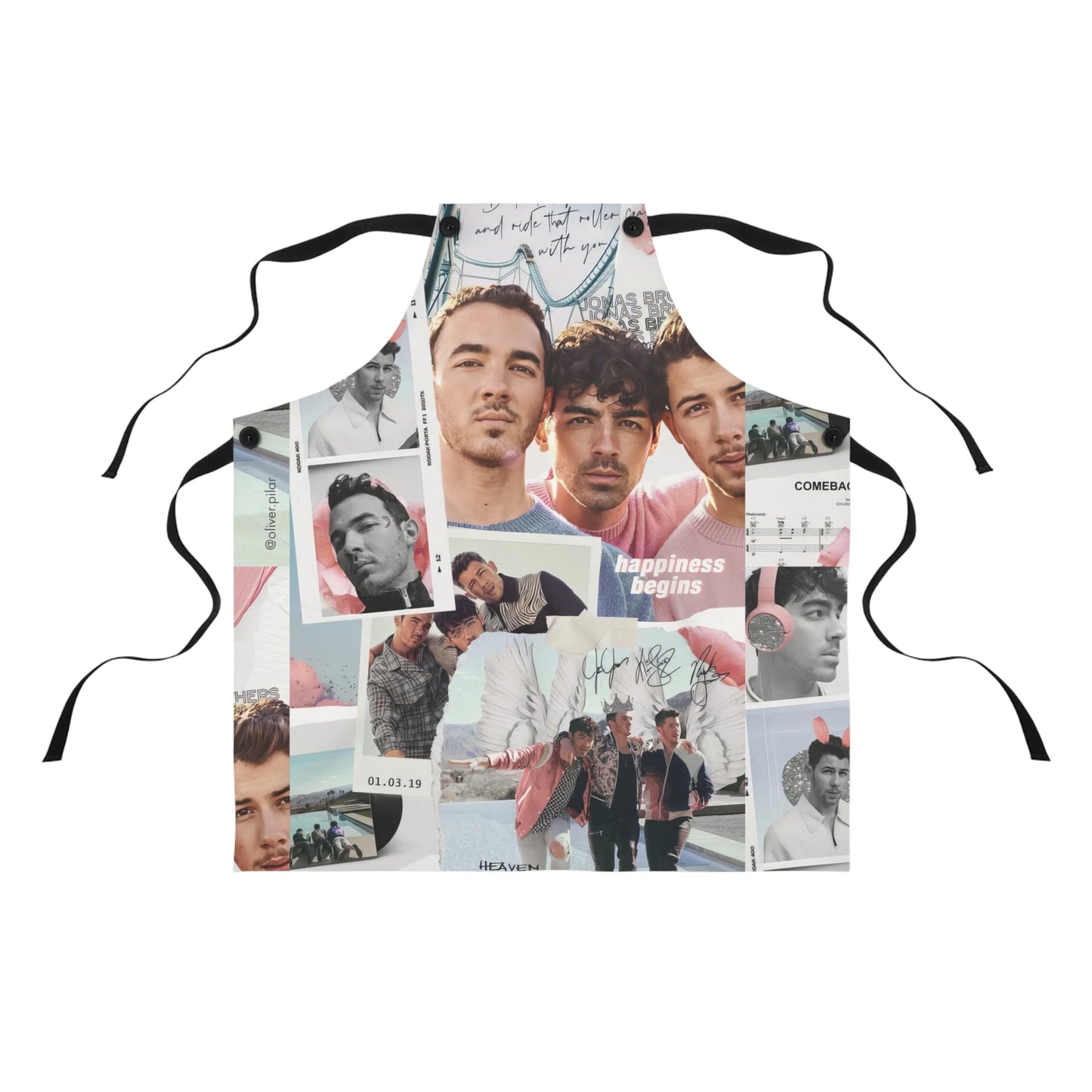 Jonas Brothers Happiness Begins Collage Apron