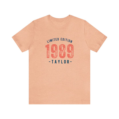 Taylor Swift 1989 Limited Edition Unisex Jersey Short Sleeve Tee Shirt