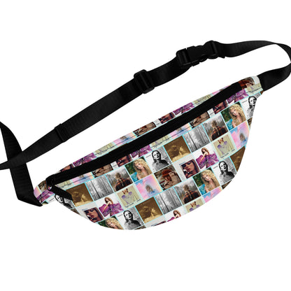 Taylor Swift Album Art Collage Pattern Fanny Pack