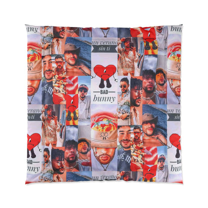 Bad Bunny Un Verano Sin Ti Photo Collage Comforter