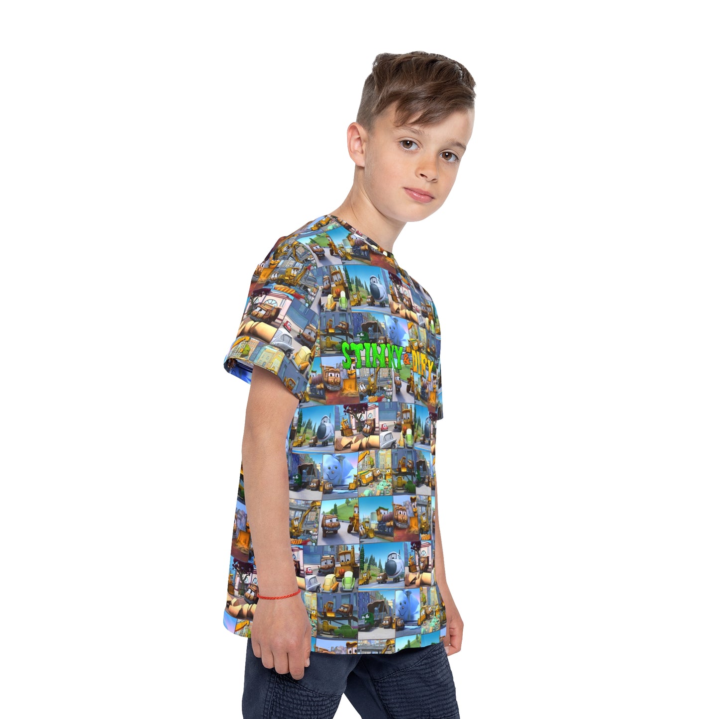 Stinky & Dirty Photo Collage Kids Sports Jersey