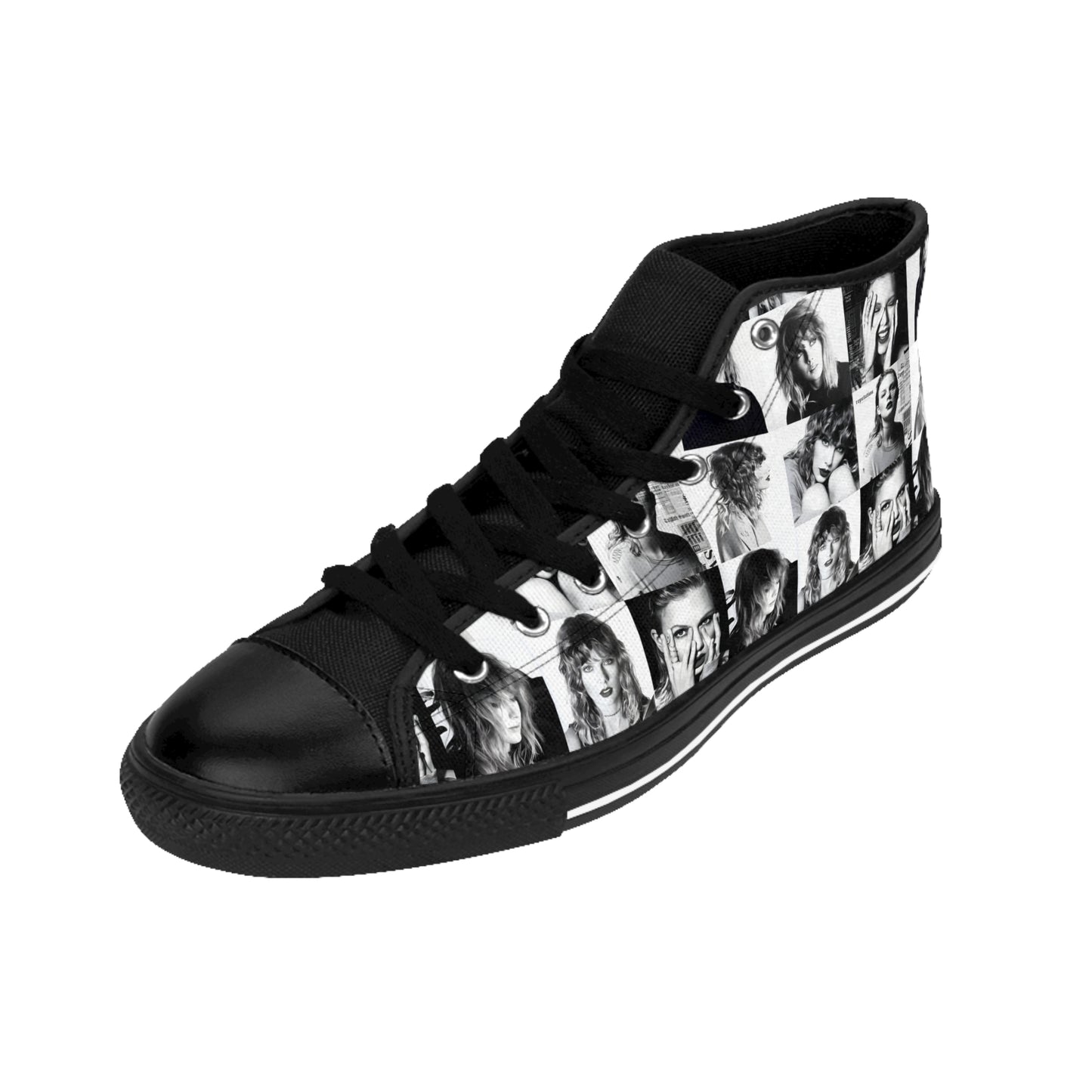 Taylor Swift Reputation Mosaic Women's Classic Sneakers