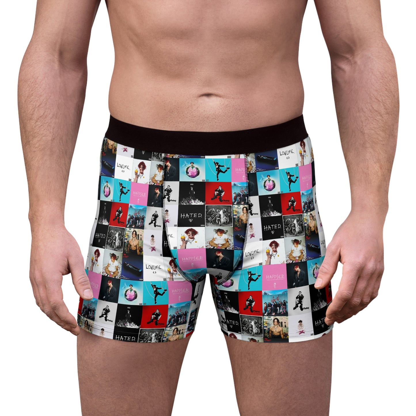 YUNGBLUD Album Cover Art Collage Men's Boxer Briefs Underwear
