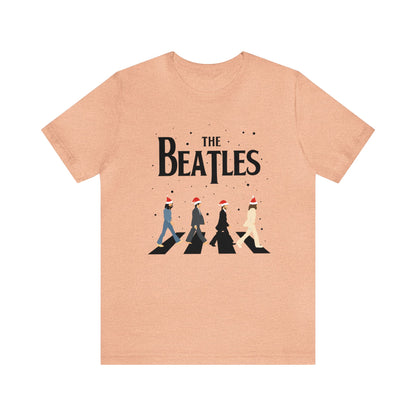 The Beatles Abbey Road Santas Unisex Jersey Short Sleeve Tee Shirt