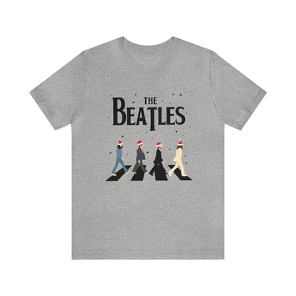 The Beatles Abbey Road Santas Unisex Jersey Short Sleeve Tee Shirt