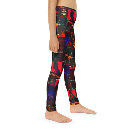 The Weeknd Heartless Nightmares Collage Youth Full-Length Leggings