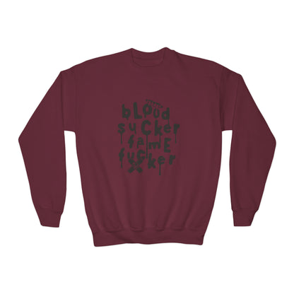 Olivia Rodrigo Blood Sucker Fame Fucker Youth Crewneck Sweatshirt