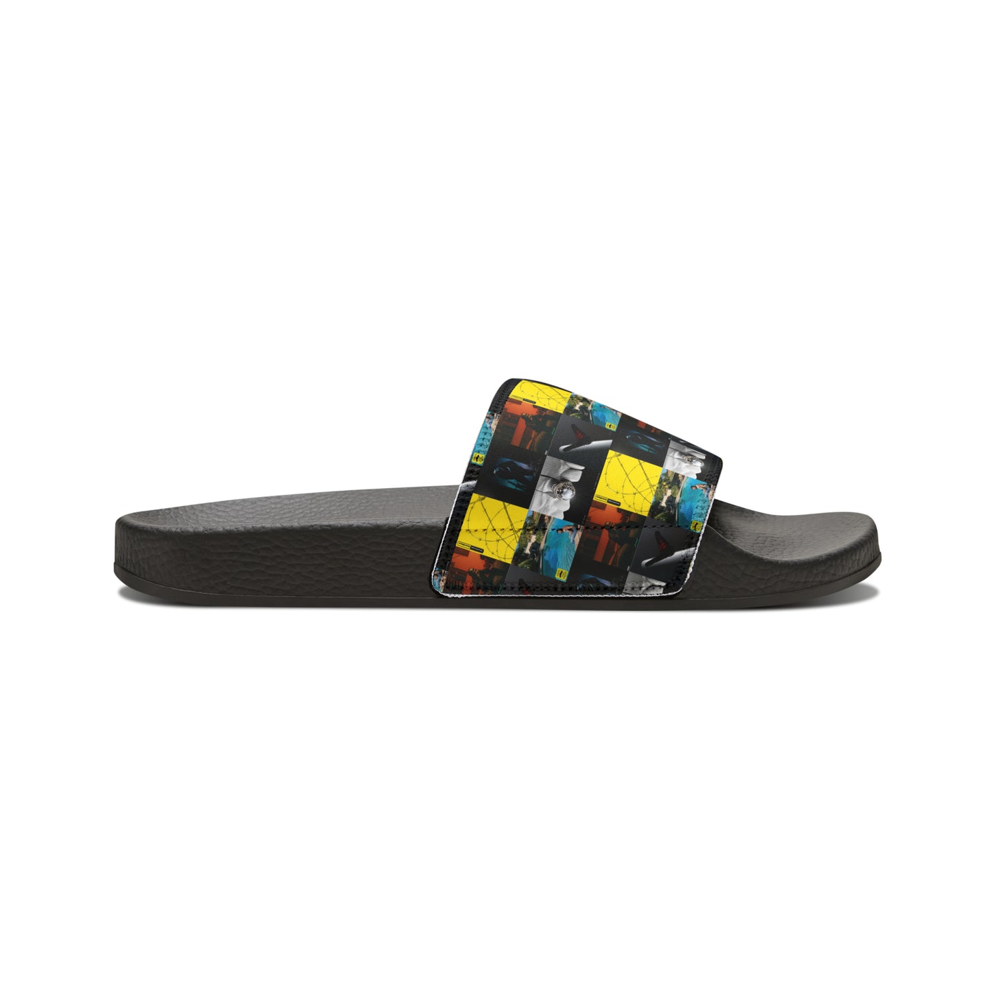 Post Malone Album Art Collage Men's Slide Sandals