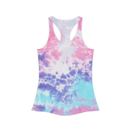 Lana Del Rey Vintage Artwork Tie Dye Racerback Tank Top