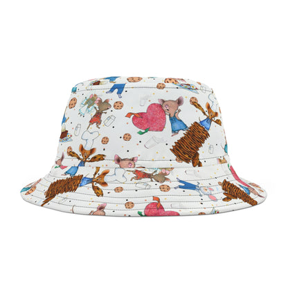 If You Give A Mouse A Cookie Collage Bucket Hat