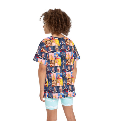 Katy Perry Smile Mosaic Kids Sports Jersey