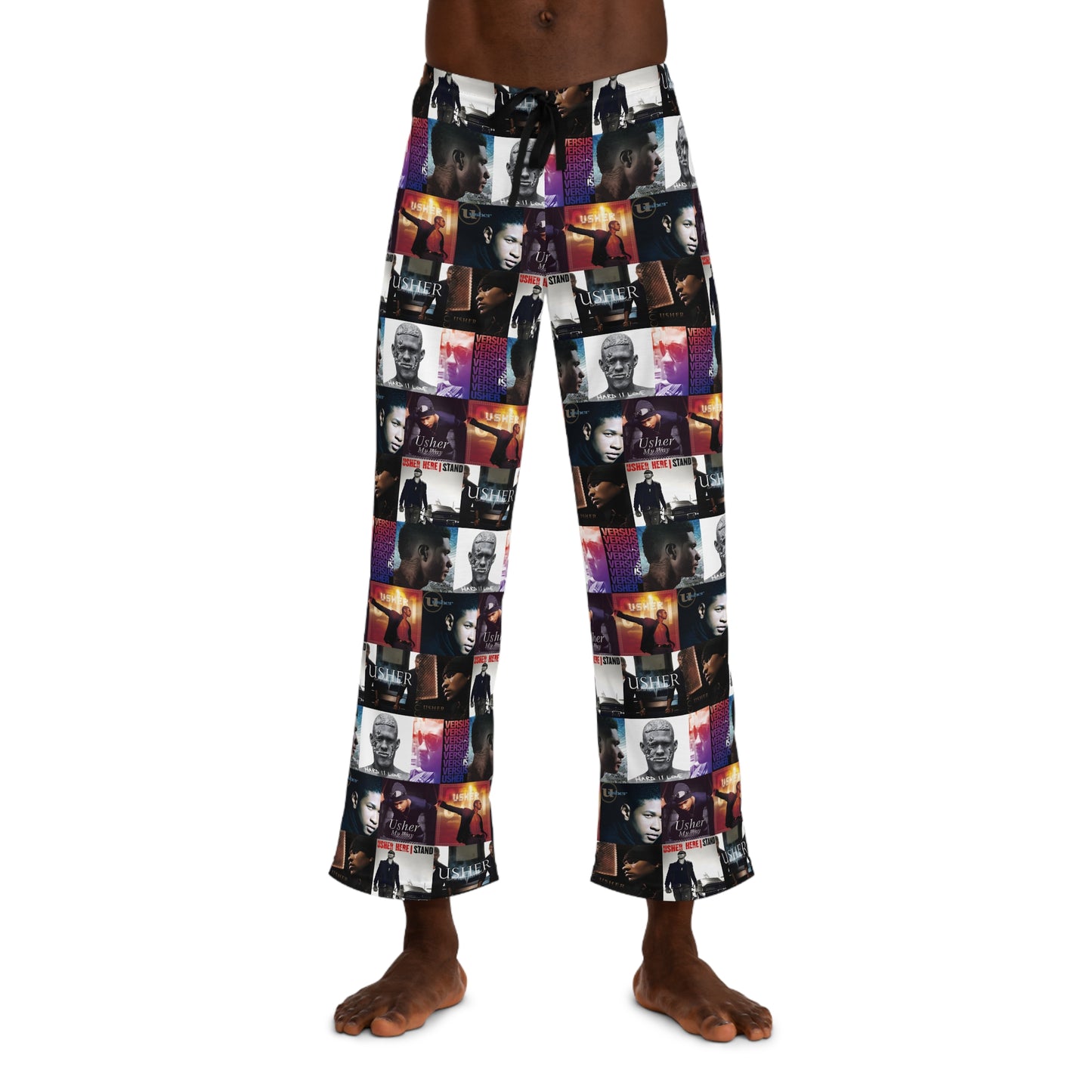 Usher Album Cover Art Mosaic Men's Pajama Pants