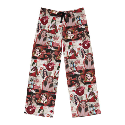 Lana Del Rey Cherry Coke Collage Men's Pajama Pants