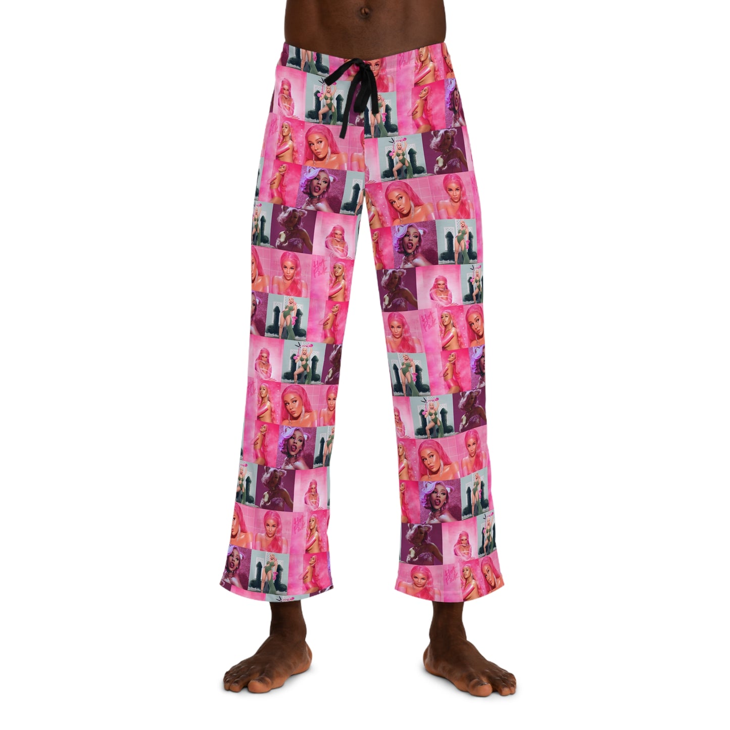 Doja Cat Hot Pink Mosaic Men's Pajama Pants