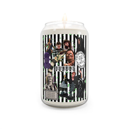 Beetlejuice Strage And Unusual Collage Scented Candle