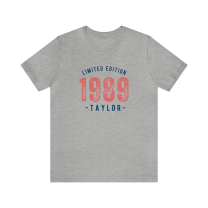 Taylor Swift 1989 Limited Edition Unisex Jersey Short Sleeve Tee Shirt