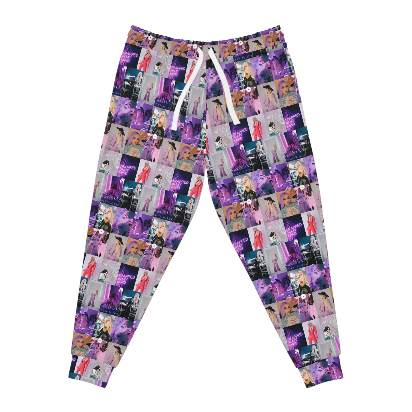 Ava Max Belladonna Photo Collage Athletic Joggers