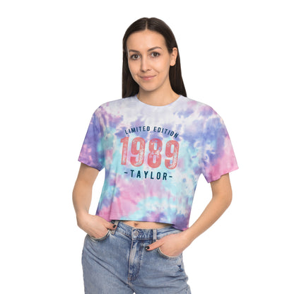 Taylor Swift 1989 Limited Edition Women's Tie-Dye Crop Tee