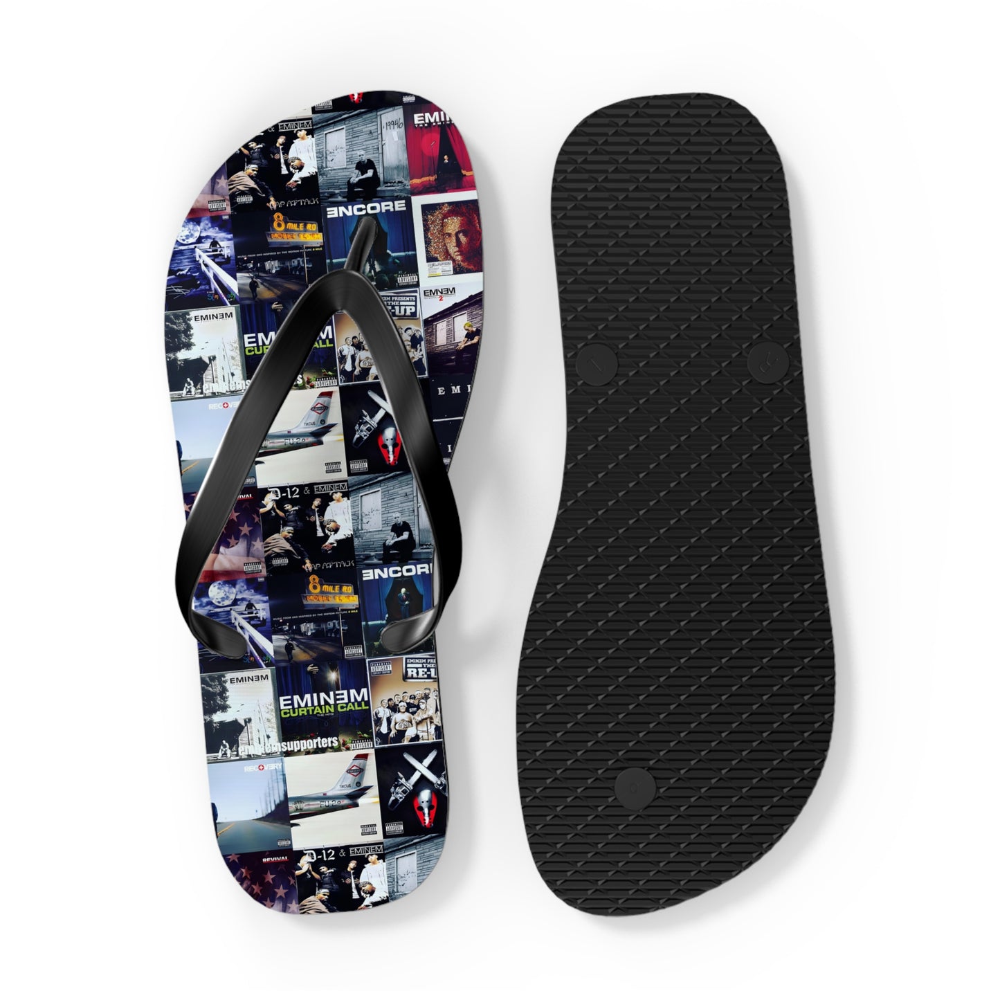 Eminem Album Art Cover Collage Flip Flops