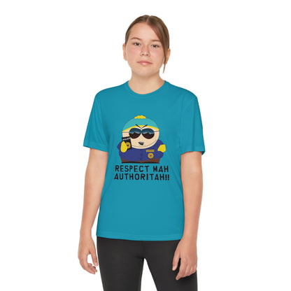 South Park Cartman Respect Mah Autheritah! Youth Competitor Tee