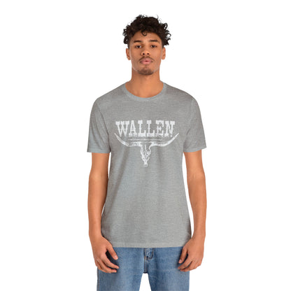 Morgan Wallen White Logo Unisex Jersey Short Sleeve Tee Shirt