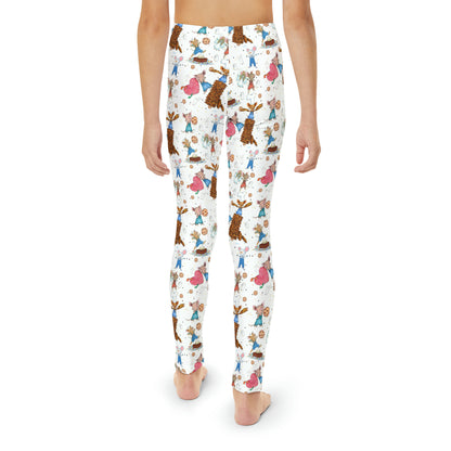 If You Give A Mouse A Cookie Collage Youth Full-Length Leggings