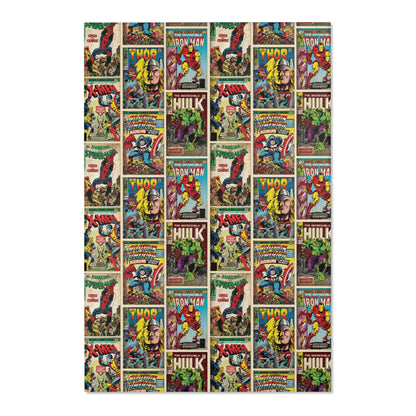 Marvel Comic Book Cover Collage Area Rug