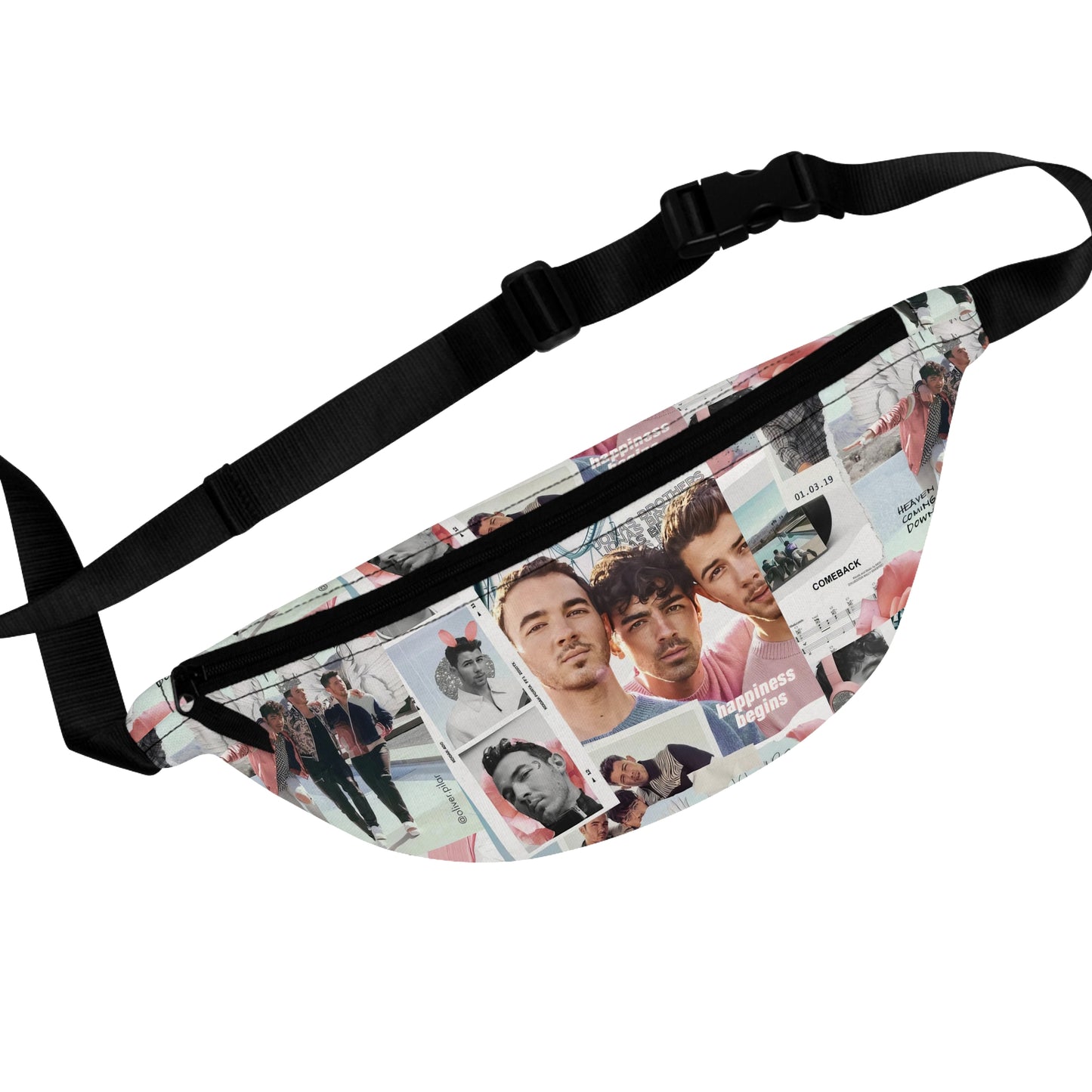 Jonas Brothers Happiness Begins Collage Fanny Pack