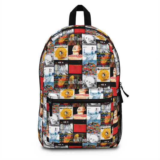 Radiohead Album Cover Collage Backpack