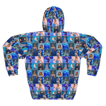 Taylor Swift Blue Dreams Collage Unisex Pullover Hoodie