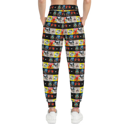 Bad Bunny Album Art Collage Athletic Jogger Sweatpants