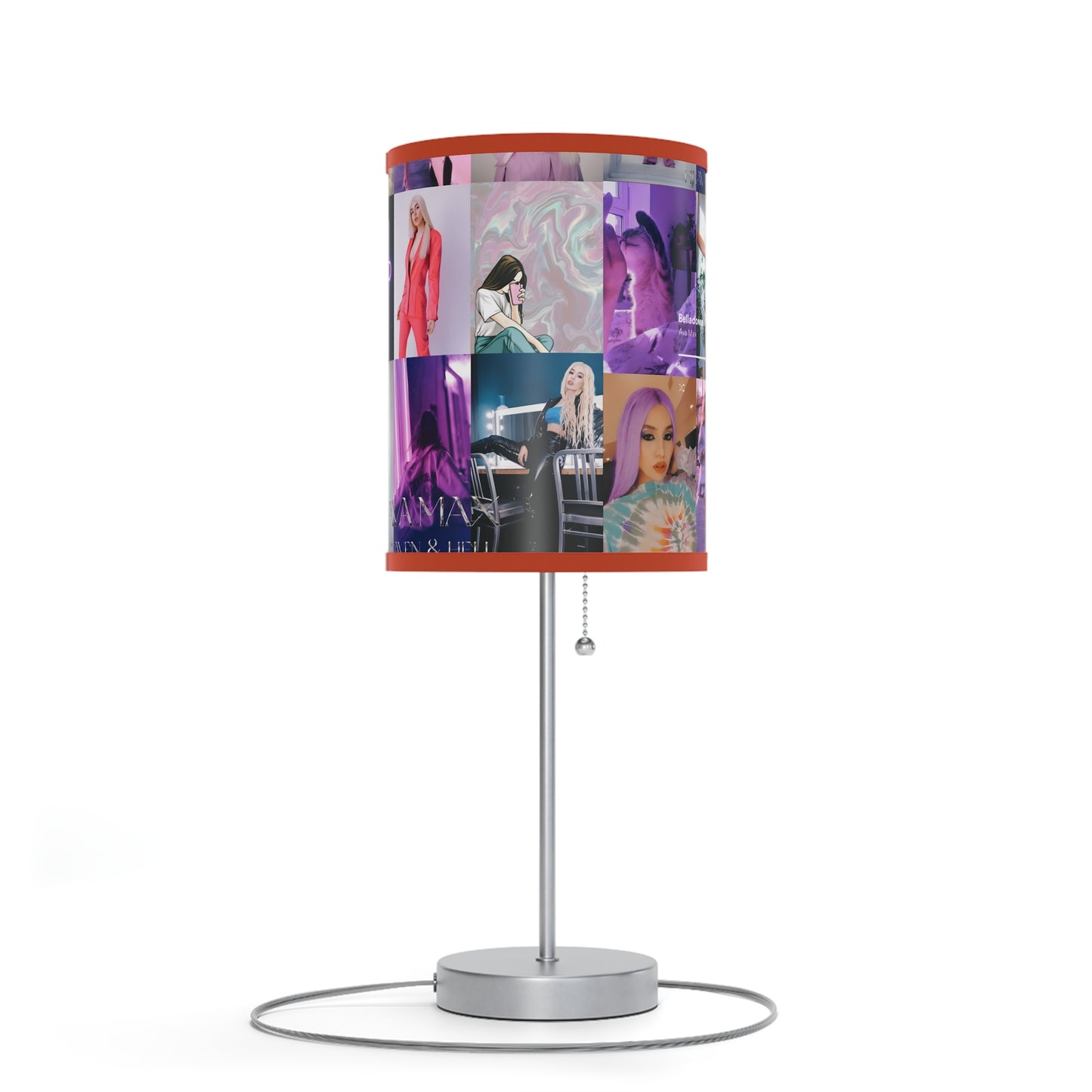 Ava Max Belladonna Photo Collage Lamp on a Stand