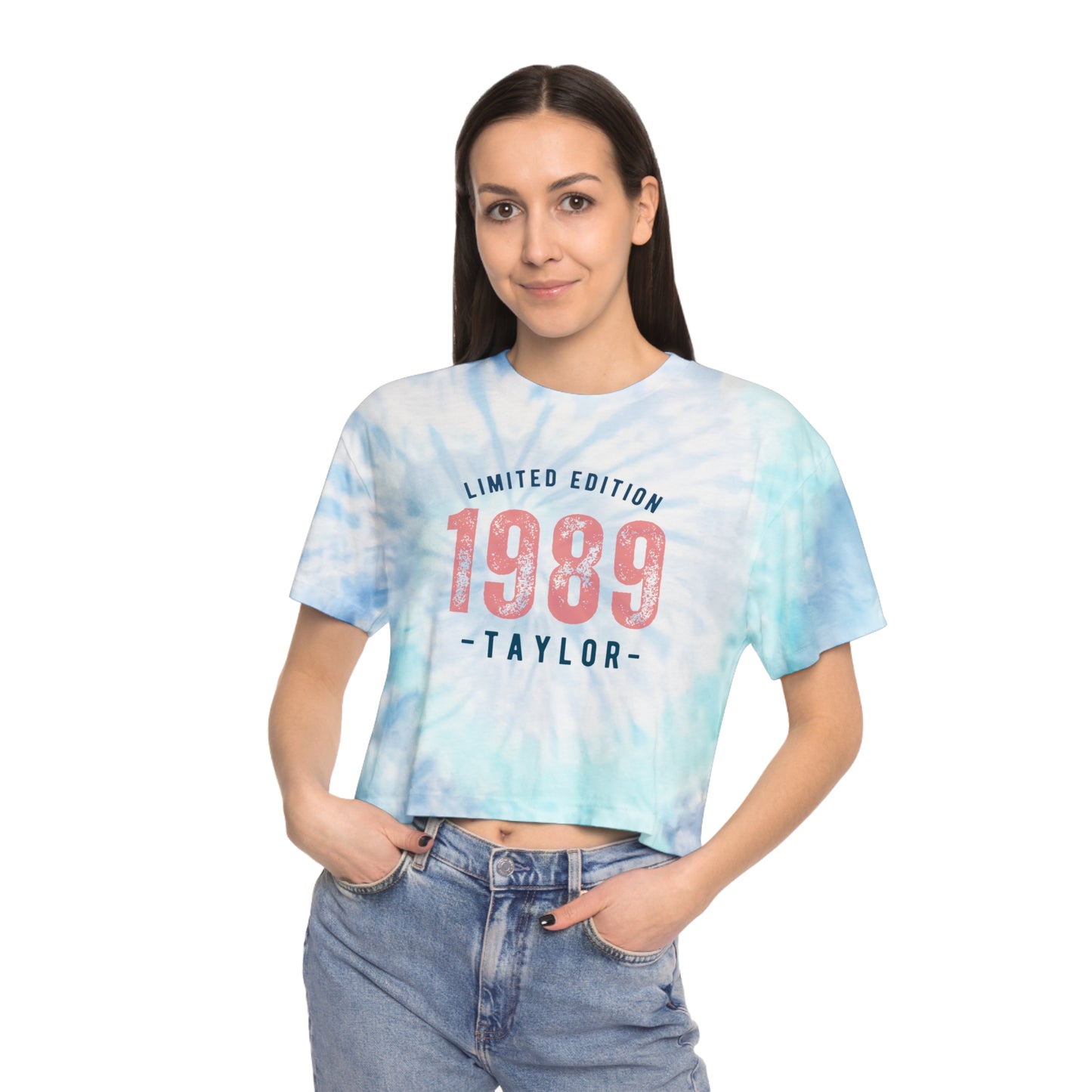 Taylor Swift 1989 Limited Edition Women's Tie-Dye Crop Tee