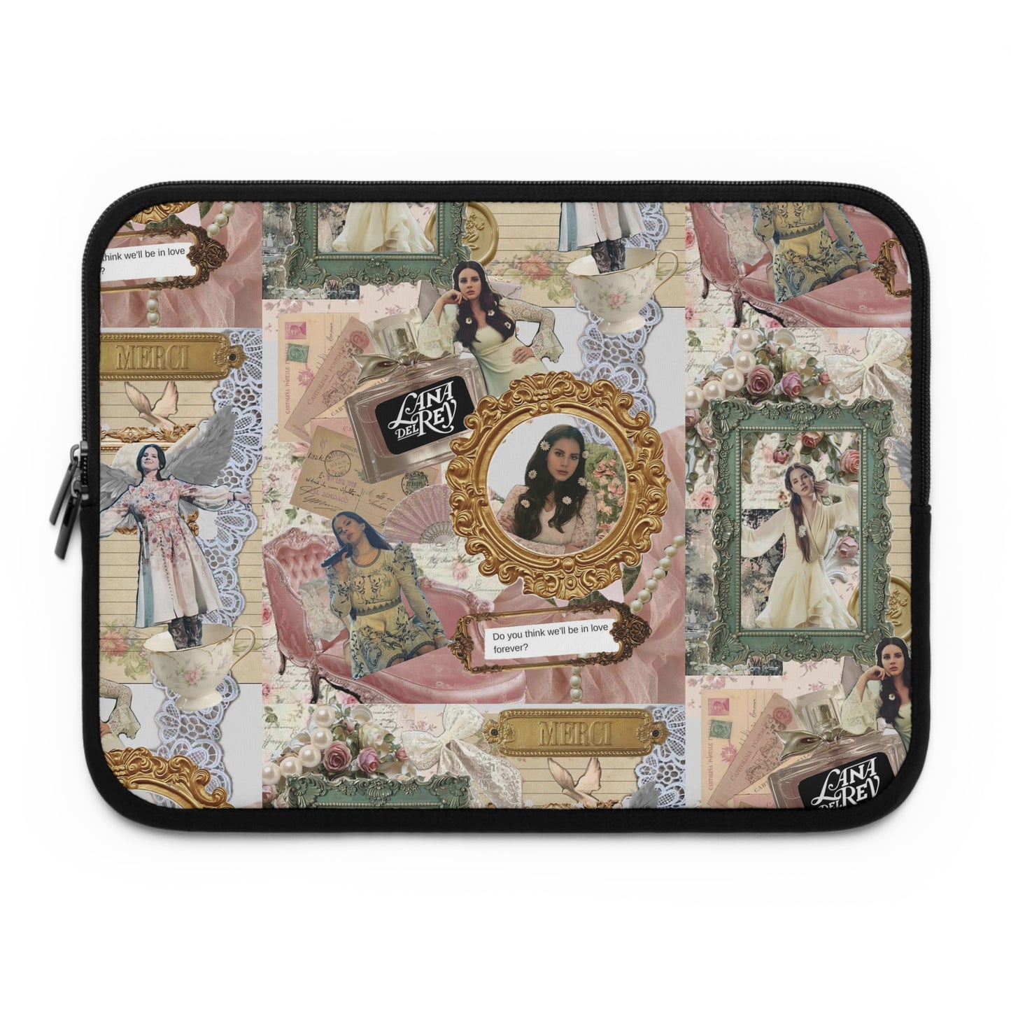 Lana Del Rey Victorian Collage Laptop Sleeve