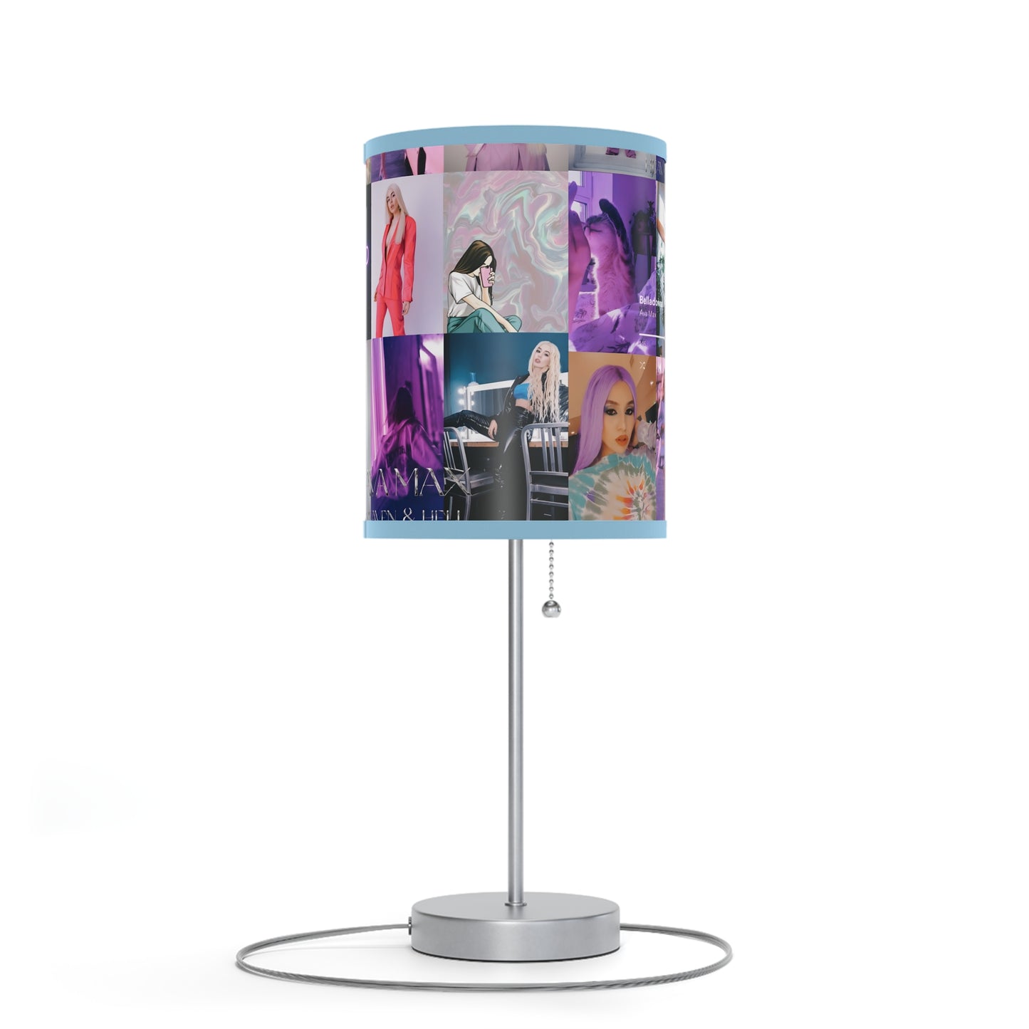 Ava Max Belladonna Photo Collage Lamp on a Stand