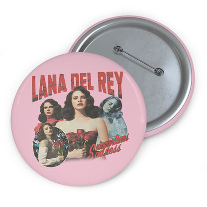 Lana Del Rey Summertime Sadness Round Pin