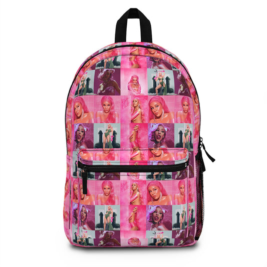 Doja Cat Hot Pink Mosaic Backpack