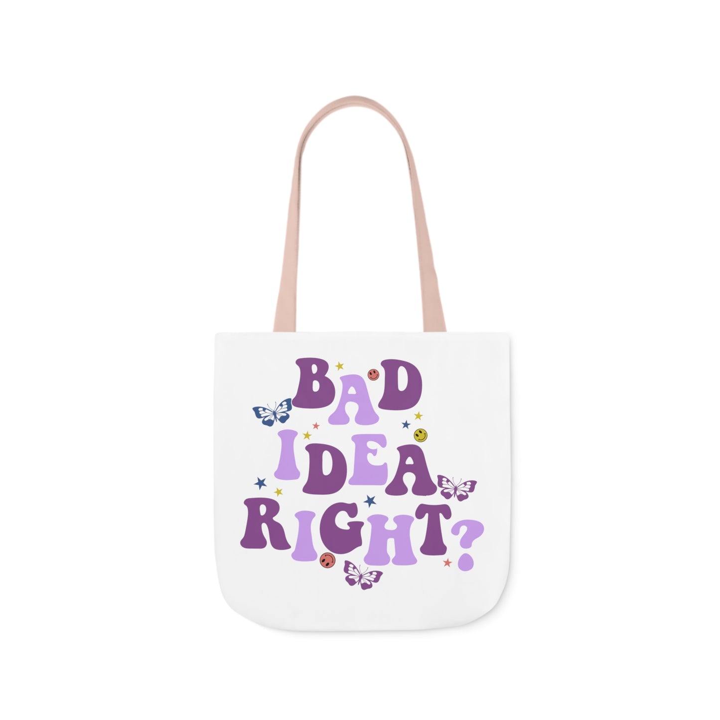 Olivia Rodrigo Bad Idea Right? Polyester Canvas Tote Bag