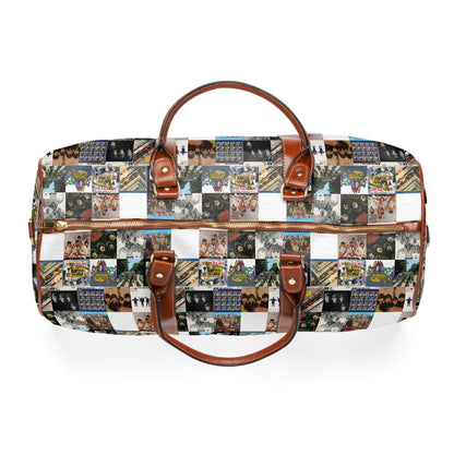 The Beatles Album Cover Collage Waterproof Travel Bag