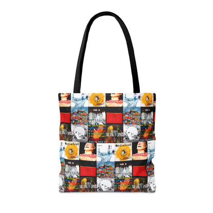 Radiohead Album Cover Collage Tote Bag