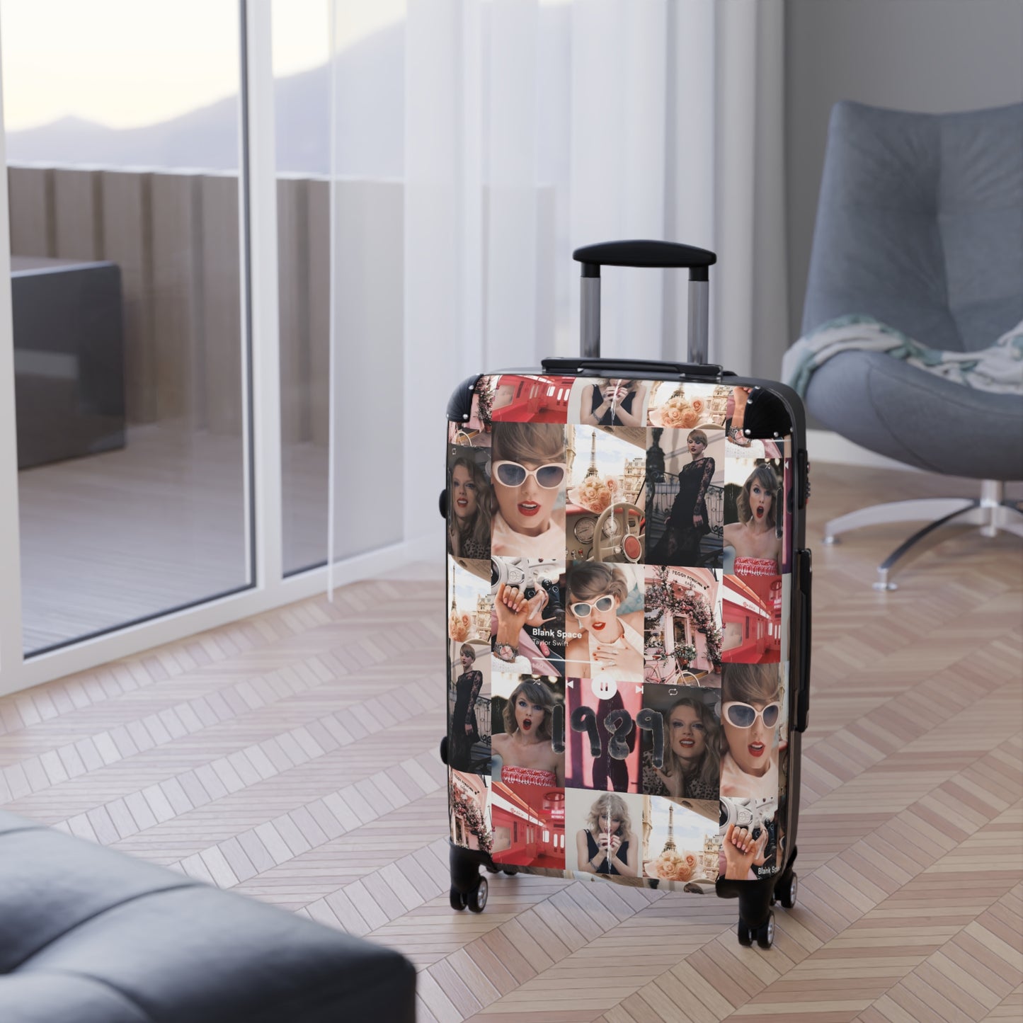 Taylor Swift 1989 Blank Space Collage Suitcase