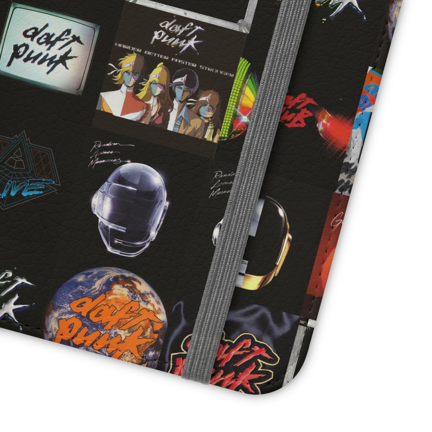 Daft Punk Album Cover Art Collage Phone Flip Case