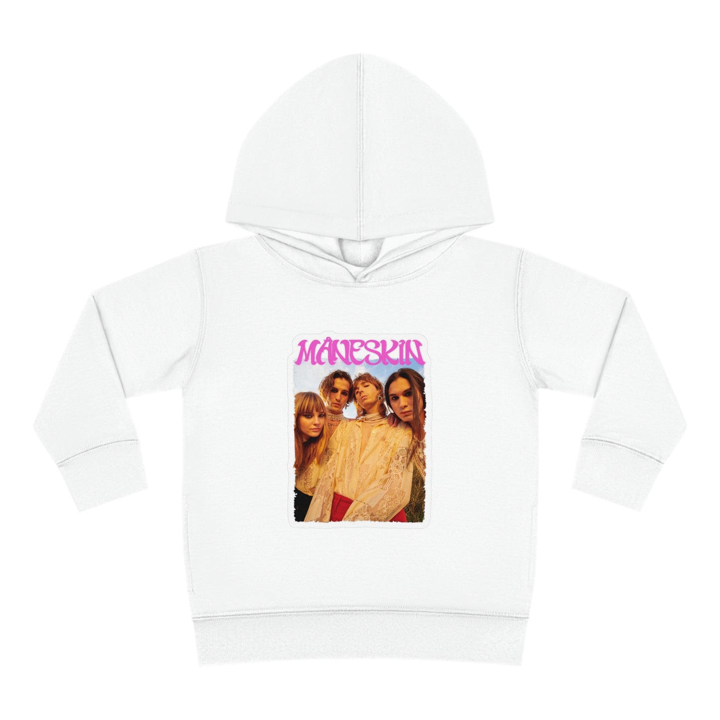 Måneskin Group Photo Toddler Pullover Fleece Hoodie