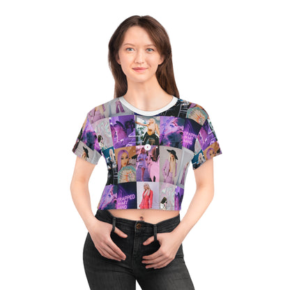 Ava Max Belladonna Photo Collage Crop Tee