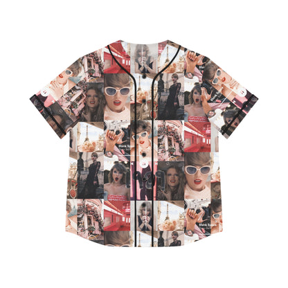 Taylor Swift 1989 Blank Space Collage Women's Baseball Jersey